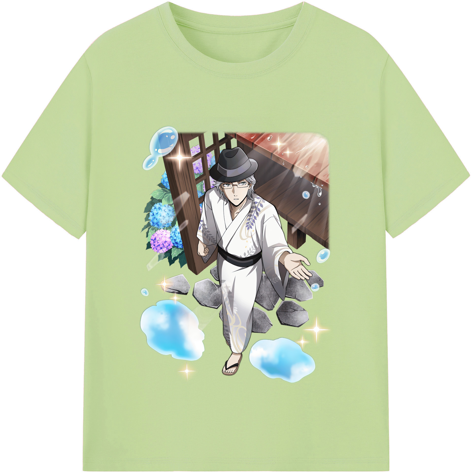 （画像用） 文豪ストレイドッグス Bungo Stray Dogs 綿100％半袖Tシャツ（フロントプリント）